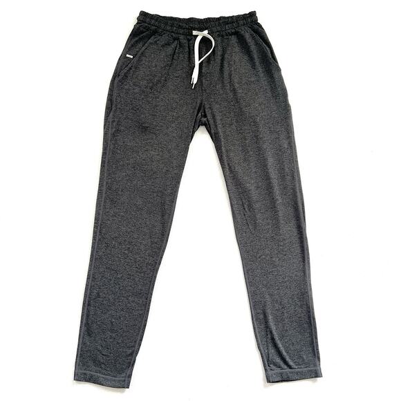 Vuori Charcoal Heather Gray Ponto Performance Dream Knit Pants Drawstring V418 M